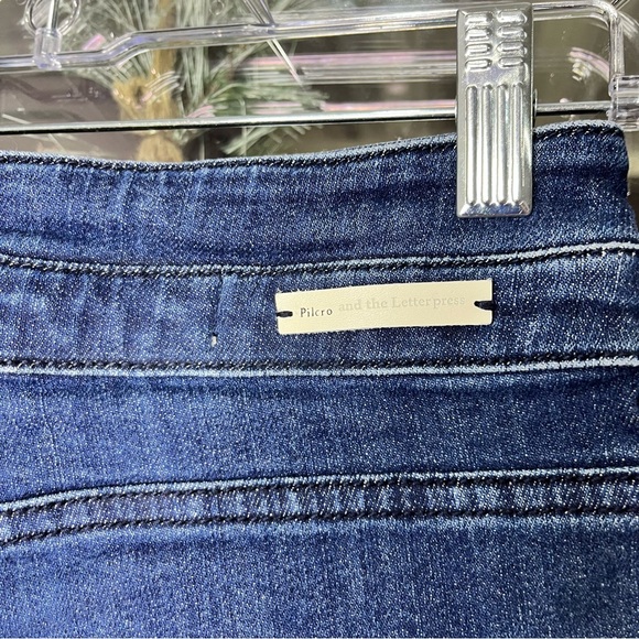 Pilcro by Anthropologie High-Rise Slim Button Fly Denim Shorts Size 25 - Picture 9 of 12